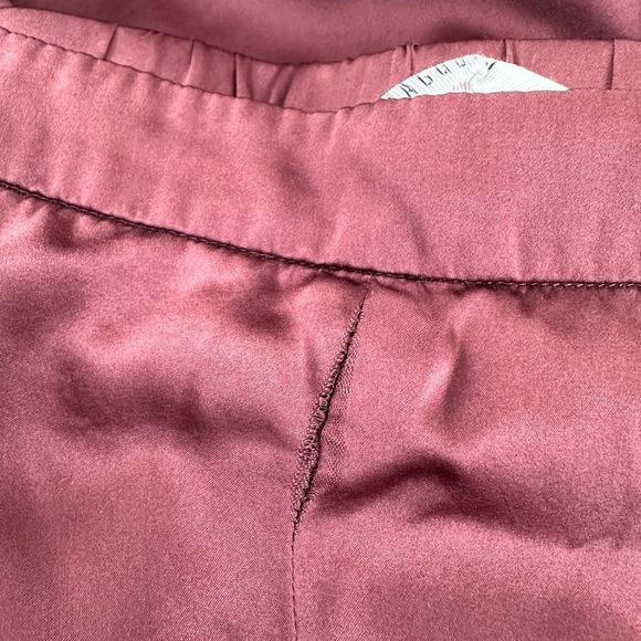 Sleeping With Jacques Silk Tuxedo Suit Chocolate Brown US 4 S - Picture 4 of 7